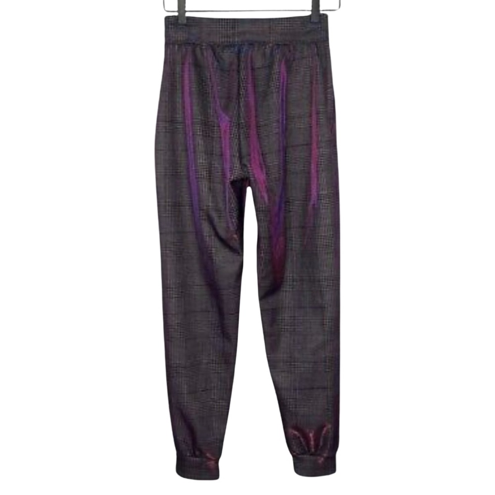 Noli Yoga Size S Vienna Metallic Plaid Joggers - Picture 4 of 7